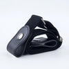 buckle free belt, no buckle belt, buckle free bulge, slim belt, womens belt, no buckle belt, black belt not buckel