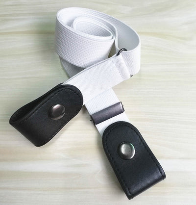 buckle free belt, no buckle belt, buckle free bulge, slim belt, womens belt, no buckle belt, white belt no buckle white and black belt