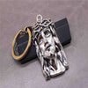 metal silver jesus key chain catholic store winfinity brands