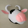 farm nursery cow faux taxi dermy handmade wall decor stuffed animal for kids room