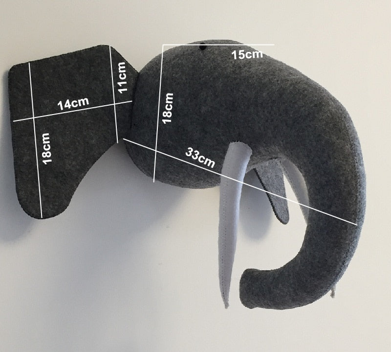 Crazy Creatures Boy's Room - Handmade Faux Animal Heads