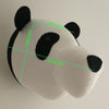 panda bear faux taxi dermy handmade wall decor stuffed animal for kids room