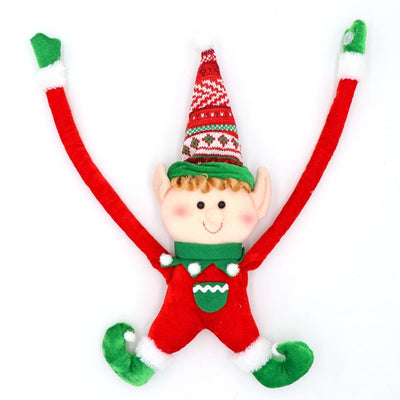 elf stffed doll fun christmas red and green decor