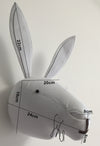 rabbit bunny faux taxi dermy handmade wall decor stuffed animal for kids room