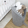 felt shark toy storage laundry bin for kids 