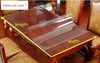 table protector 1.5mm custom made pvc good quality table cover custom made