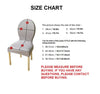 size chart slip cover king louis chair