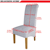 Velveteen Long Back Chair Slipcovers