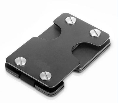 carbon fiber slim multifunctional wallet blac matte key usb metal black