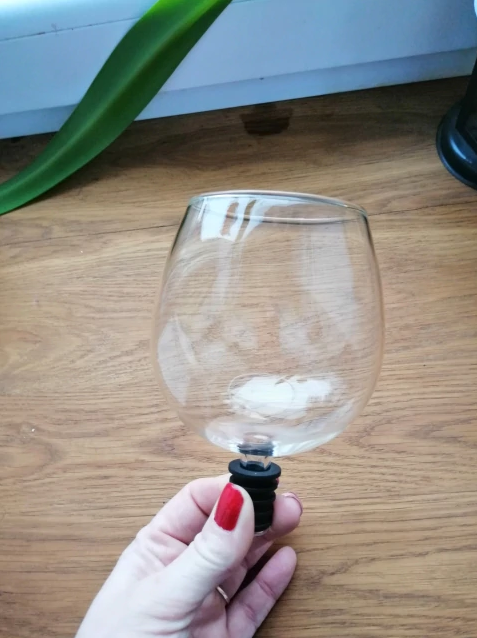 wine glass attachment for wine bottle, wine lover gift free shipping winfinity brands