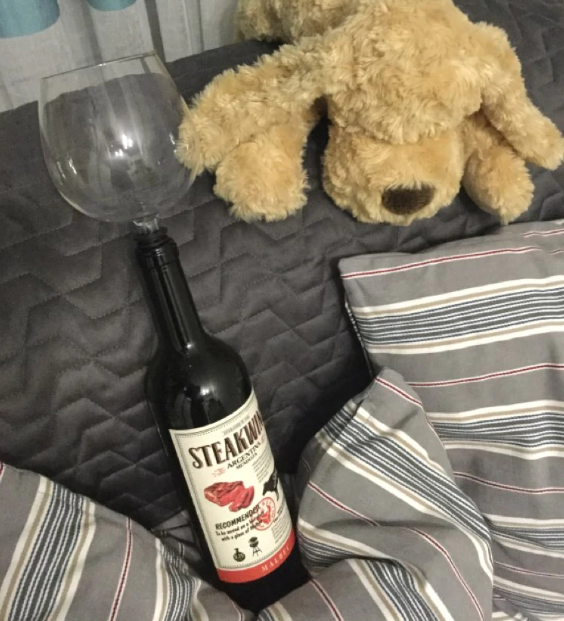 Glass Wine Bottle Attachment