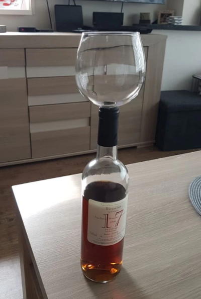 wine glass attachment for wine bottle, wine lover gift free shipping winfinity brands